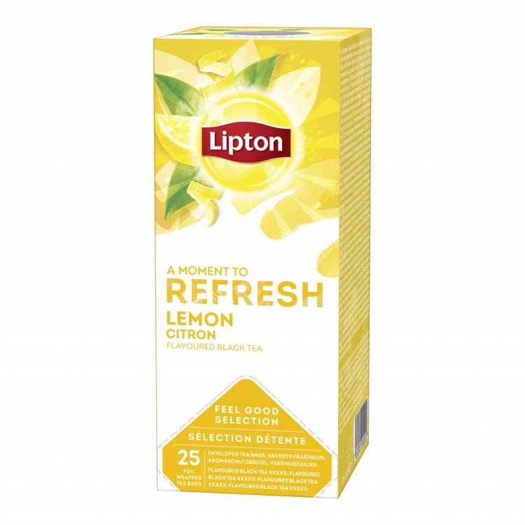 Obrázek k výrobku 4190 - Čaj LIPTON Premium citron 25x1,6g