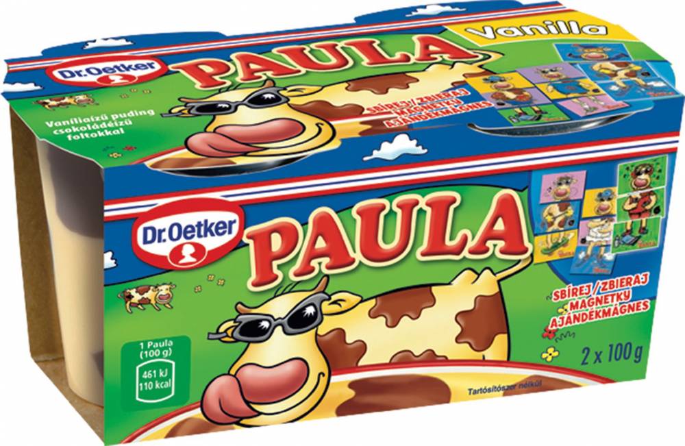 Obrázek k výrobku 1984 - Dezert PAULA vanil.s čok.skvrnami 2x100g