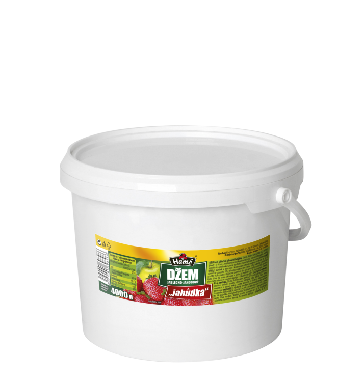 Obrázek k výrobku 6058 - Džem 4kg jahodový kbelík Hamé