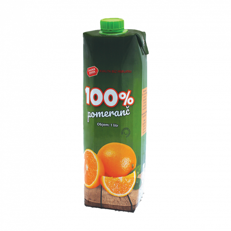 Obrázek k výrobku 4368 - Džus Česká cena pomeranč 100%