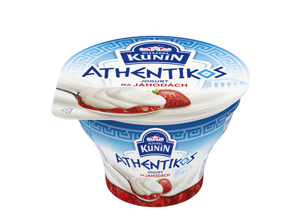 Obrázek k výrobku 5843 - Jogurt Athentikos na jahodách