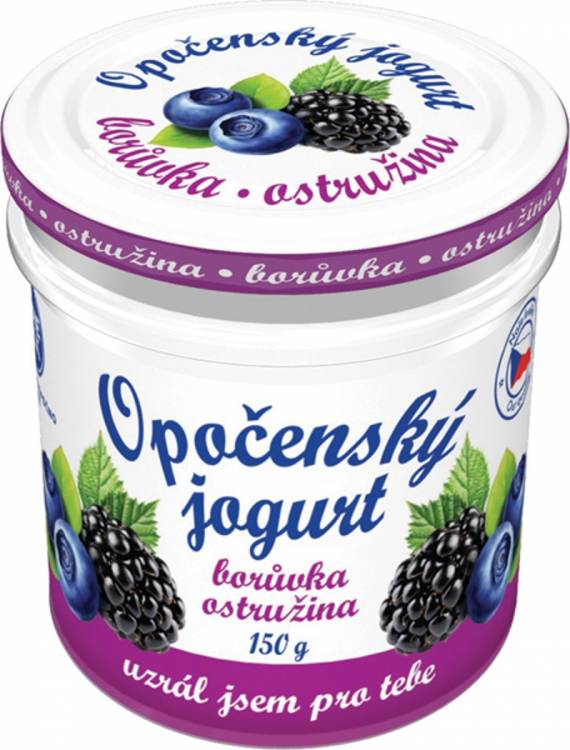 Obrázek k výrobku 2057 - Jogurt Opočenský borůvka-ostruž.