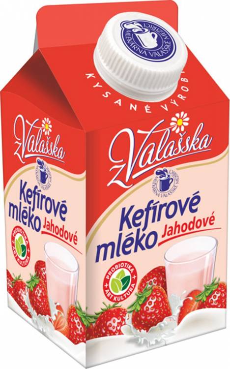 Obrázek k výrobku 2083 - Kefírové mléko jahodové