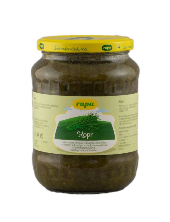 Obrázek k výrobku 6045 - Kopr sterilovaný Rapa