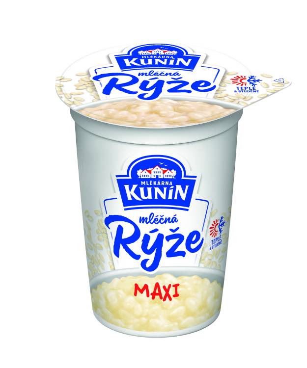 Obrázek k výrobku 5921 - Mléčná rýže KUNÍN natur MAXI