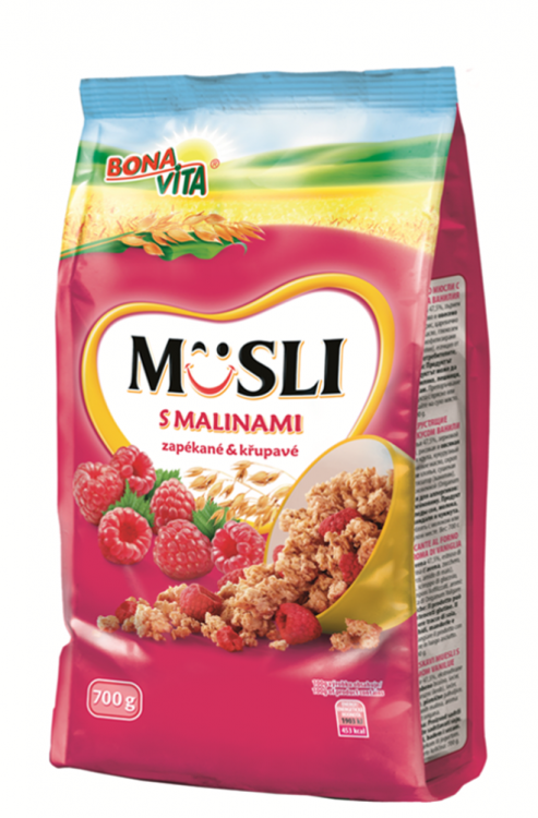 Obrázek k výrobku 4685 - Müsli BONAVITA malina