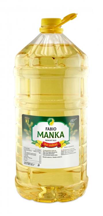 Obrázek k výrobku 3059 - Olej řepkový Manka kanystr 5l