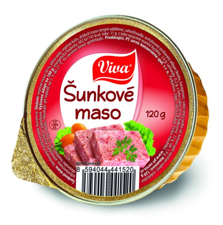 Obrázek k výrobku 5882 - Paštika šunkové maso Viva