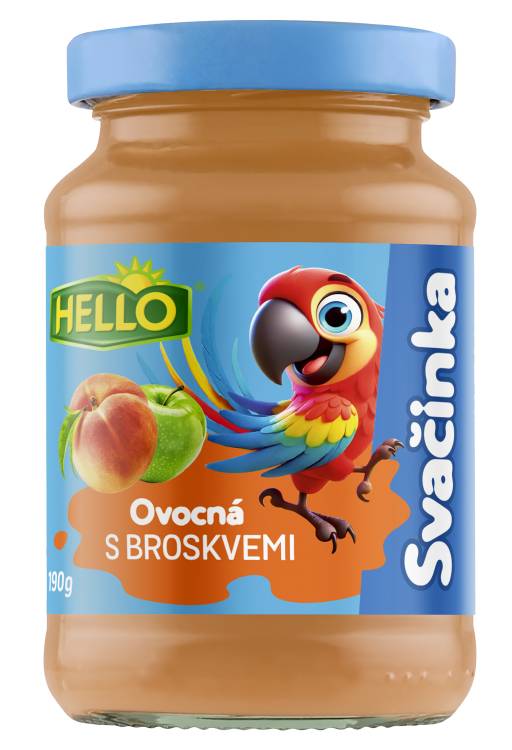 Obrázek k výrobku 2515 - Přesn.HELLO broskev SKLO!