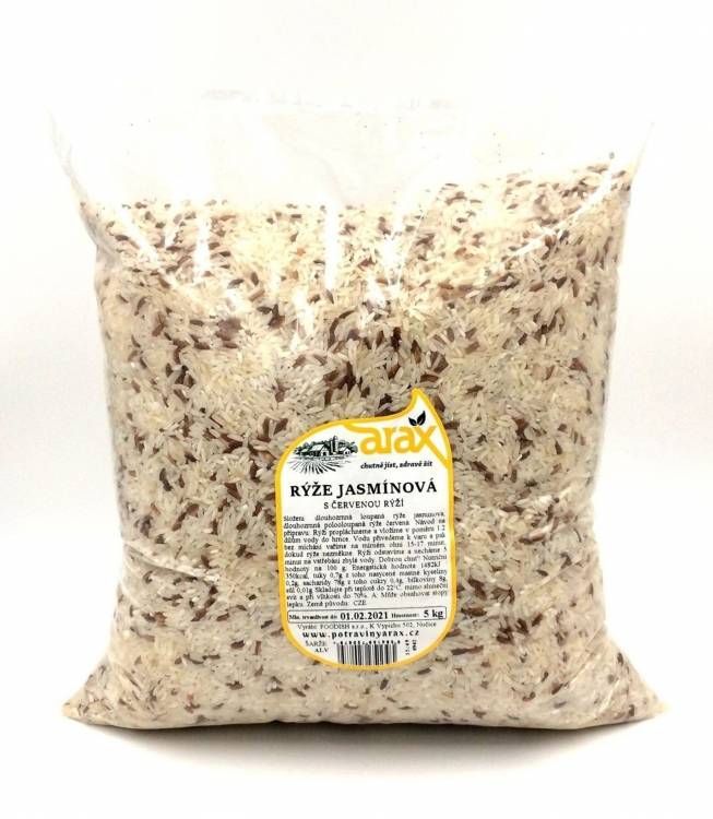 Obrázek k výrobku 2418 - Rýže ARAX jasmínová,červ.rýže