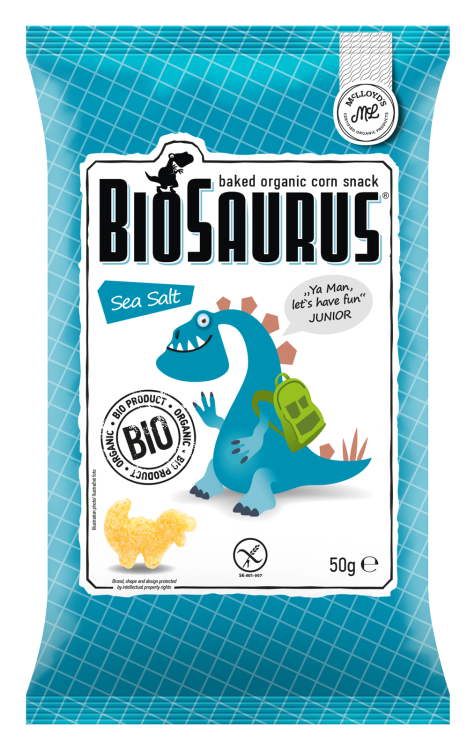 Obrázek k výrobku 5994 - Snack BIOSAURUS BIO mořská sůl