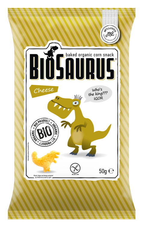 Obrázek k výrobku 5993 - Snack BIOSAURUS BIO sýr