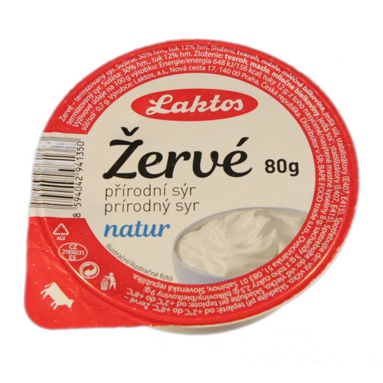 Obrázek k výrobku 2270 - Sýr termizovaný žervé přírodní