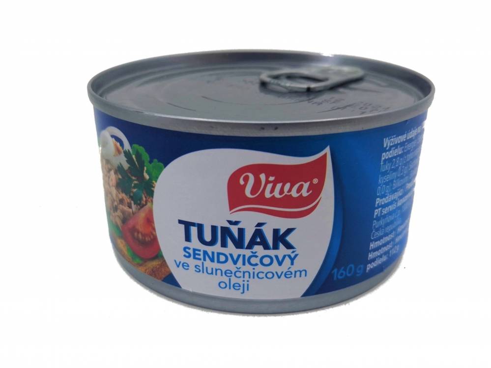 Obrázek k výrobku 4079 - Tuňák VIVA sendvičový v oleji
