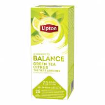 Obrázek k výrobku 4194 - Čaj LIPTON zelený s citronem 25x1,3g