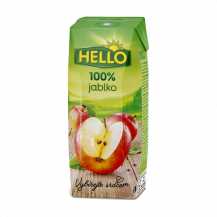 Obrázek k výrobku 4384 - Džus Hello mini jablko 100%