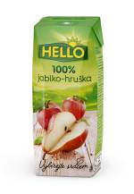 Obrázek k výrobku 4387 - Džus Hello mini jablko-hruška 100%