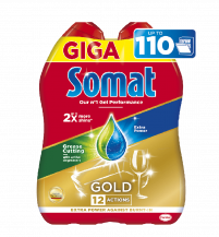 Obrázek k výrobku 5077 - Č.pr.do myčky SOMAT gold gel 2x990ml